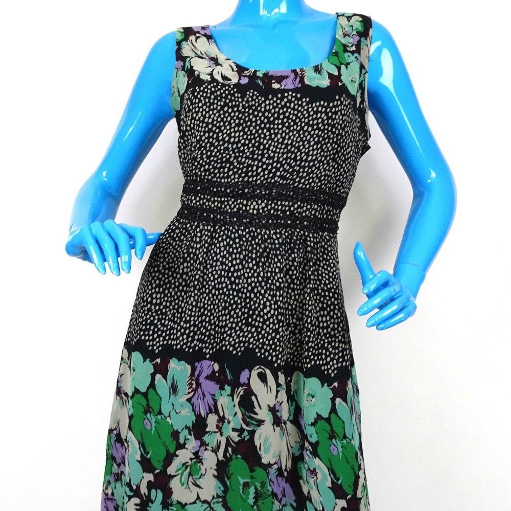Romy Delinda Georgette Summer Dress M 8 10 New